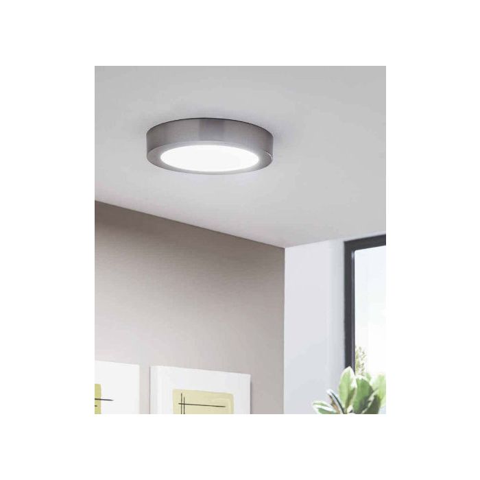 CONEX illuminazione Plafoniera led da soffitto Fueva nickel Conex lampade